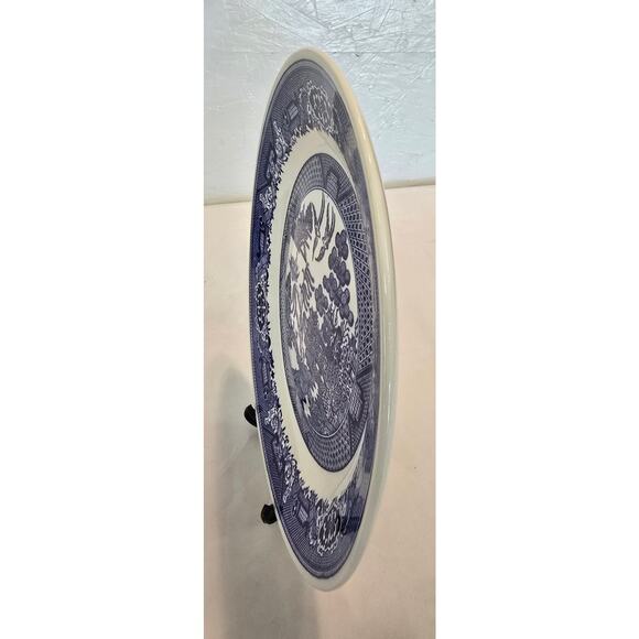 Blue Willow by Royal of Sebring Ohio 10 1/6 Dinner Plate - Picture 5 of 8